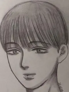 手描きイラスト、オリジナル、自作、アナログ