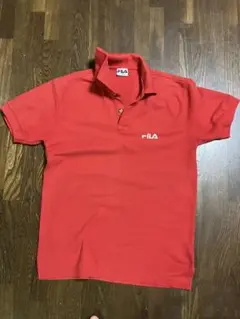 FILA フィラ ポロシャツ レッド Mサイズ