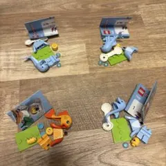新品未使用 最新LEGOミニフィギュア71051 動物シリーズ×4体
