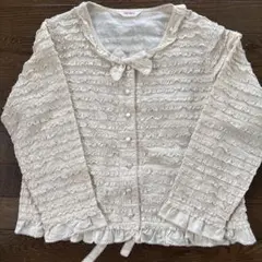 ピンクハウスピコフリルブラウス ジャケット生形のサムネイル