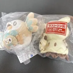 ポケピース 一番くじ ラストワン賞 ミミッキュ、D賞 モクロー