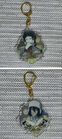 文豪ストレイドッグス×文房具カフェ　アクリルキーホルダー