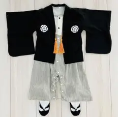 袴ロンパース 90cm 黒