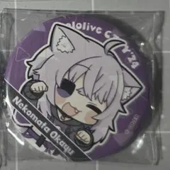 ホロライブシティ 猫又おかゆ 缶バッジ ホロシティhololive CITY