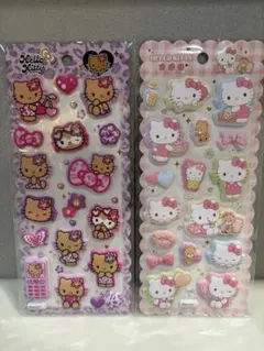 もちもちマシュマロシール　ハローキティ　日焼け２枚セット