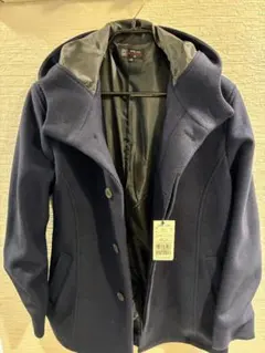 新品 MK MICHEL KLEIN HOMME フード付コート ネイビー 48のサムネイル
