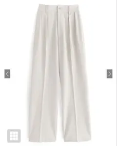 センタープレスタックワイドパンツ ai38