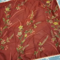 大判 花柄ハンカチ 約40cm x 42cm