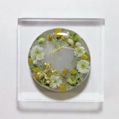 幸せを運ぶ花冠 ❁ ボタニカルレジンヘアゴム