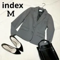 index グレー テーラードジャケット M セレモニースーツ 入学式 ワールド