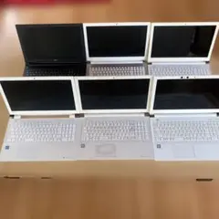 ジャンク】ノートPC 5台まとめ売り NEC HP 東芝 富士通 部品取り
