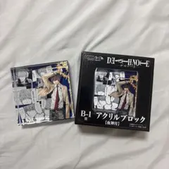 デスノート DEATHNOTE 夜神月 アクリルブロック B-1 DMMくじ