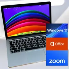 美品　MacBook Pro +Windows11 Office ZOOMのサムネイル