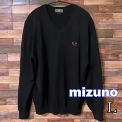mizuno ゴルフ 長袖ニットセーター メンズ Ｌサイズ
