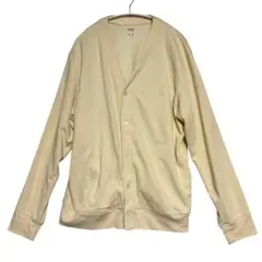 UNIQLO ユニクロ ＊ カーディガン アイボリー XL　エアリズムのサムネイル