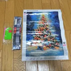 ダイヤモンドアート 制作キッド クリスマスツリー