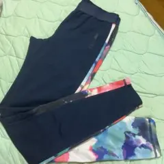 ROXY レギンス ネイビー マルチカラー Sサイズのサムネイル