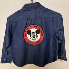 リトシー　ディズニー　ミッキー　ミニー　デニムシャツ　110cm