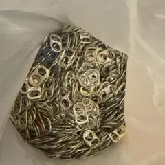 大量のアルミプルタブ 約1.8キロ 銀 金
