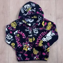 美品　ヒスミニ　110 総柄　パーカー　HYSTERIC MINI フリース