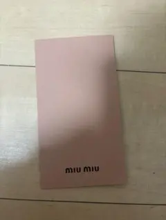 MIU MIU ピンク封筒のサムネイル