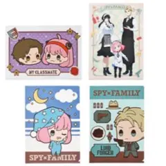 スパイファミリー　一番くじ　クリアファイル＆ステッカー4点　フォージャーベッキー