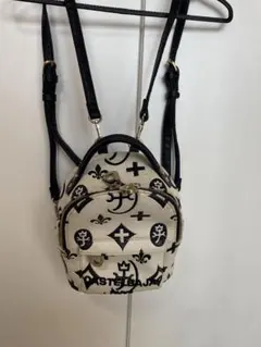 CASTELBAJAC PARIS ミニリュック ホワイト ブラックのサムネイル