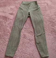 新品　NIKE 　レギンス 　総柄 チェック柄