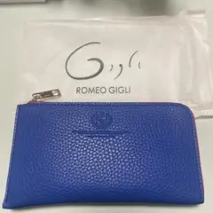 ROMEO GIGLI 長財布 ブルー✖︎ピンク ロメオジリ インポートのサムネイル
