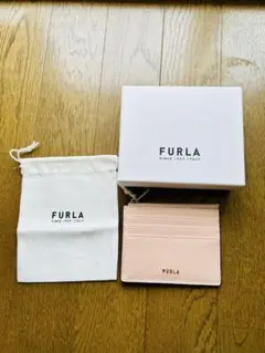 FURLA ピンク カードケース