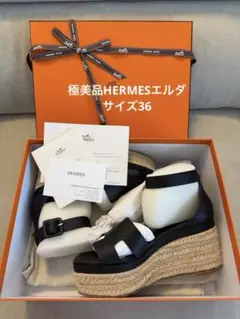 HERMES サンダル エスパドリーユ《エルダ》 36 - メルカリ