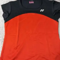 YONEX テニス Tシャツ オレンジ ブラック JP M