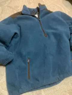 値下げ‼️LLBeanのフリースジャケットビンテージターコイズ綺麗❗️