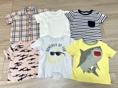 子供用Tシャツセット 90-100cm 6点 夏服 Miki HOUSE他