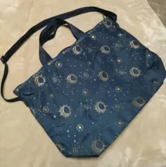 レスポートサック　ショルダー　月・星　used