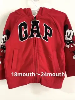 GAP ミッキーマウス パーカー 18-24ヶ月