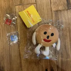 【非売品】パンどろぼうひろば ぬいぐるみ(あんぱん) ＋バッグクロージ