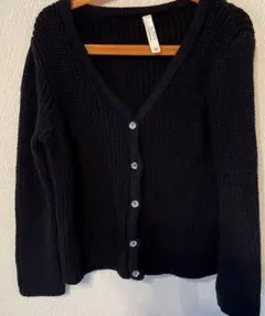 タイムセール！ラインストーン♡Sunny 110サイズ 黒 Vネックカーディガン