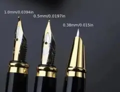 【未使用品】万年筆3点セットアートカリグラフィーギフトボックスセット（ペン先金）のサムネイル