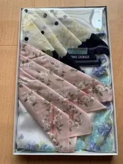 ◆新品　未使用◆ junko shimadaなど ブランドハンカチ　3枚　箱入り