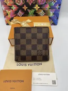 ルイヴィトンN62664 ダミエ グラフィット ポルトフォイユマルコ 折り財布