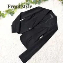 美品❗️UNTITLED アンタイトル テーラードジャケット黒 ペプラム 裾フリル