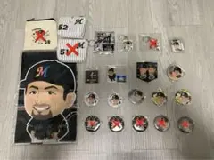 千葉ロッテマリーンズ グッズ セット売り モバガチャ キーホルダー 缶バッチ