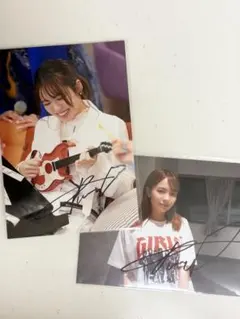 Girls² 増田來亜 直筆サイン入り写真 - メルカリ