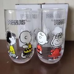 PEANUTS キャラクターグラス 2個セット