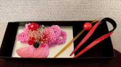 赤系 かんざし セット