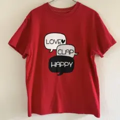 【CLAP 】クラップ Tシャツ レッド Mサイズのサムネイル