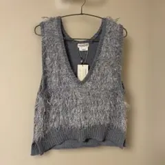 CIAOPANIC TYPY ニットベストサックスブルー 新品タグ付き