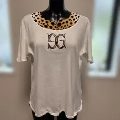 伊太利屋  トップス tシャツ 美品☆伊太利屋 イタリヤ goji 動物デザイン Vネック Tシャツ 半袖