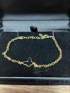 ゴールド 蝶モチーフ ブレスレット